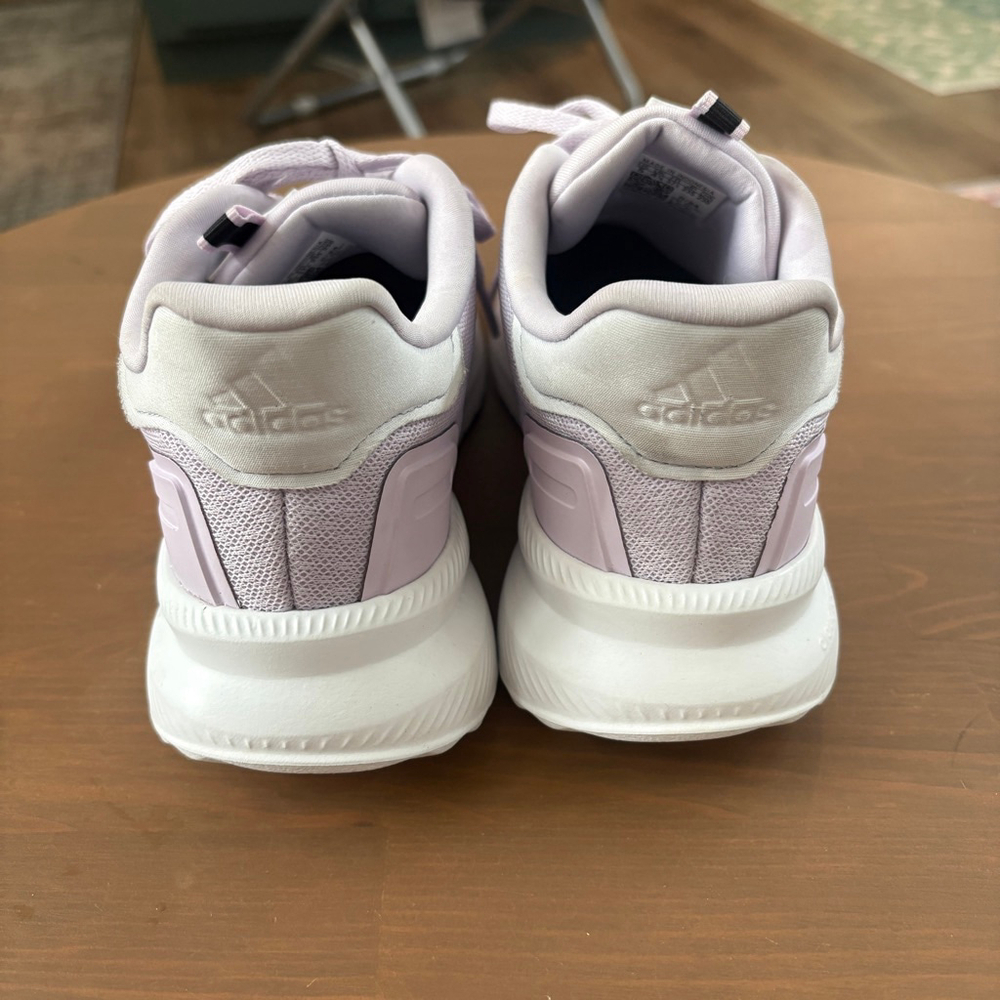 Women's Adidas Cloudfoam Purple White Athletic Shoes Size 5 - Picture 3 of 7